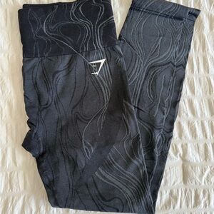 Gymshark Black Textured Leggings